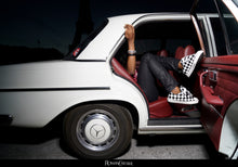 Load image into Gallery viewer, PowStar Jumbo Strap Checker — Paris campaign on-foot photo
