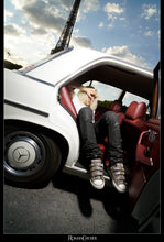 Load image into Gallery viewer, PowStar Jumbo Strap Glitter Silver — Paris campaign on-foot photo