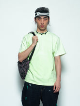 Load image into Gallery viewer, Dye Gun Collar Tee （Green）
