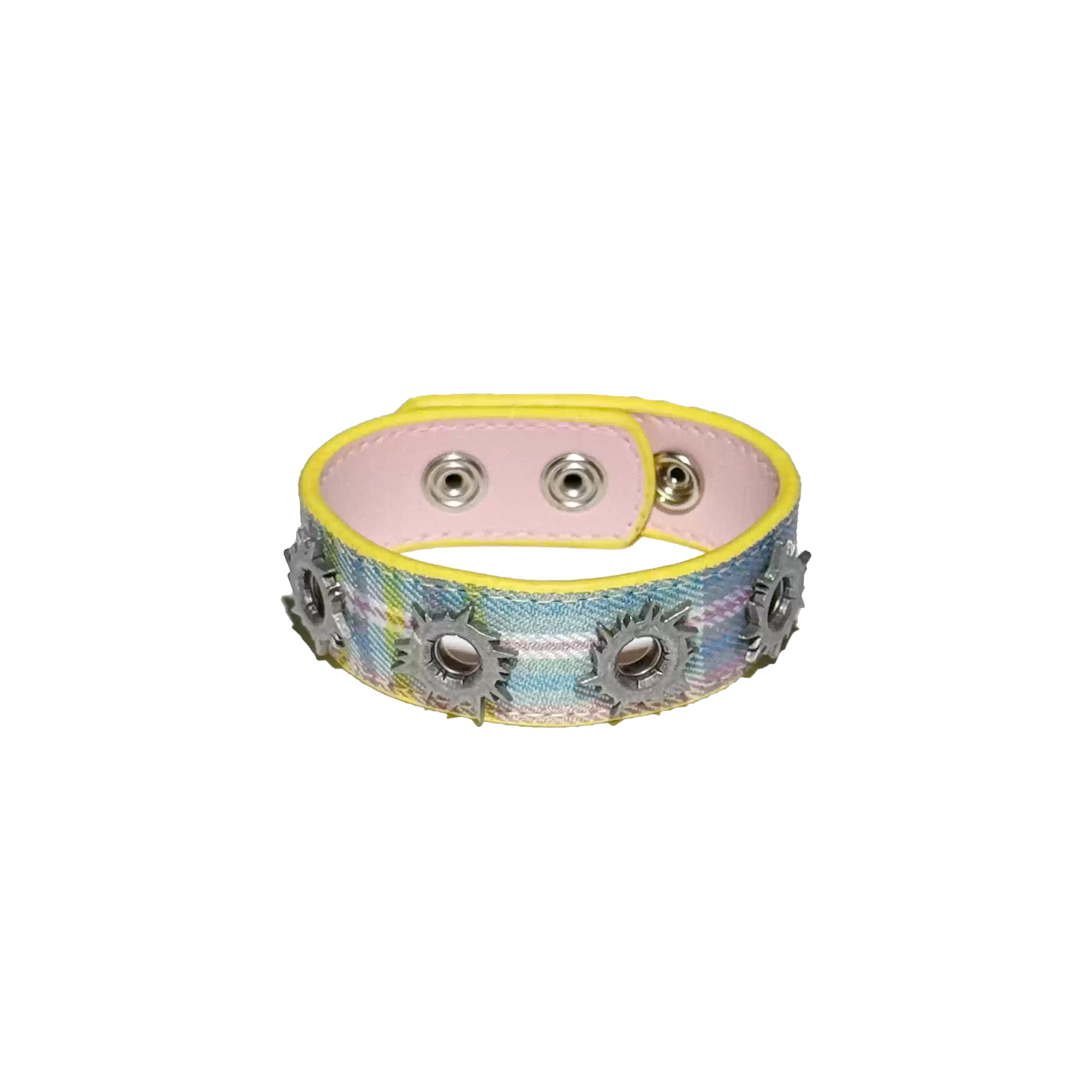 Pow Bracelet Yellow Plaid – RomanCatcher