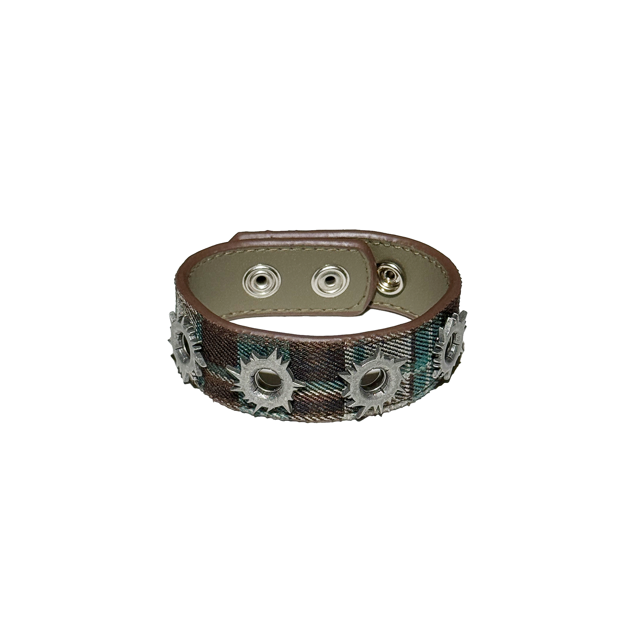 Pow Bracelet Brown Plaid – RomanCatcher