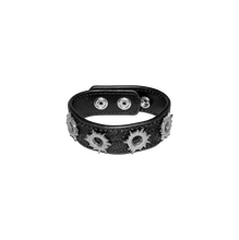 Load image into Gallery viewer, Black Glitter pow bracelet
